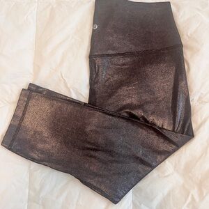 Lululemon Shimmer Brown Leggings
